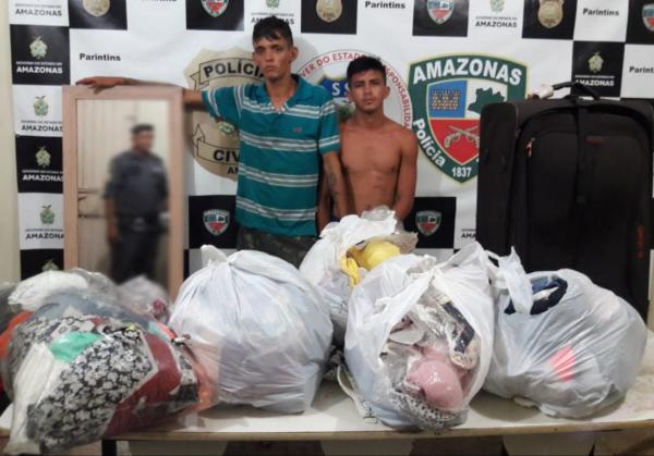 Dupla furta loja de confecções e acaba presa pela PM em Parintins