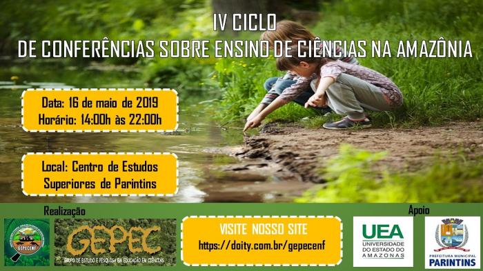 UEA promove ciclo de Conferências sobre Ensino de Ciências na Amazônia