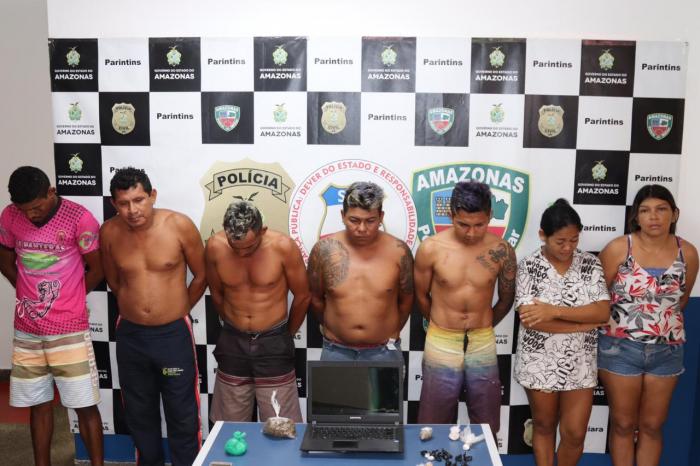 Nove são detidos durante operação contra o tráfico em Parintins