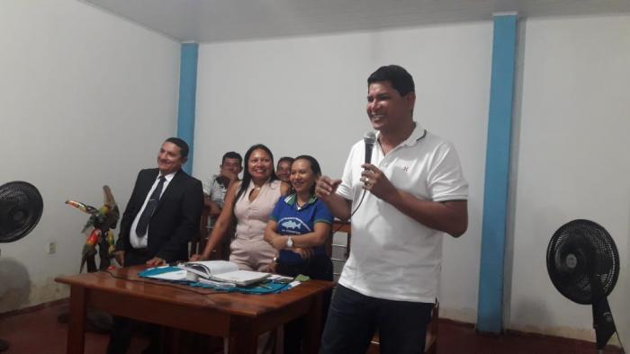 Sindpesca realiza reunião com a presença do vereador Gelson Moraes e prefeito de Parintins