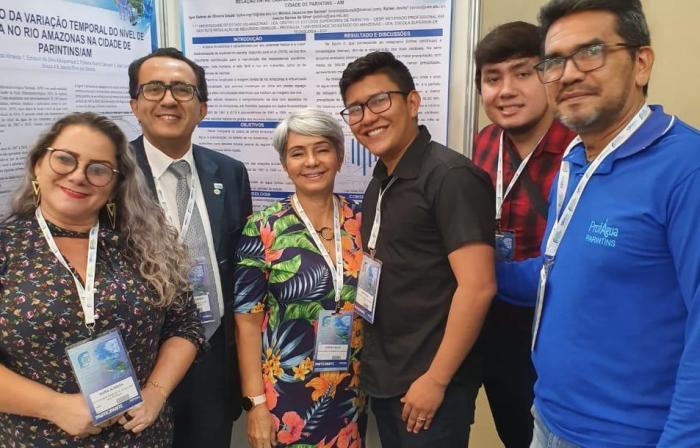 Mestrandos do ProfÁgua da UEA Parintins participam de Simpósio Brasileiro de Recursos Hídricos 