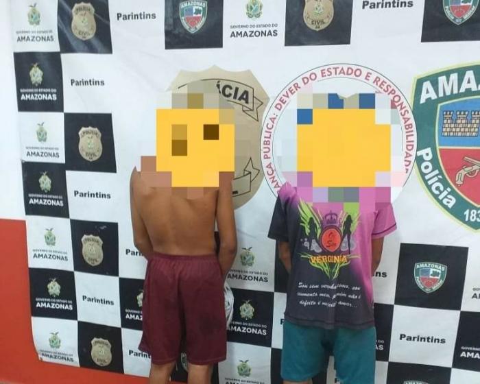 PM apreende suspeitos de violência sexual na zona rural de Parintins PM apreende suspeitos de violência sexual na zona rural de Parintins
