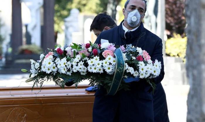 Mortos do coronavírus são enterrados sem funerais em todo o mundo Mortos do coronavírus são enterrados sem funerais em todo o mundo
