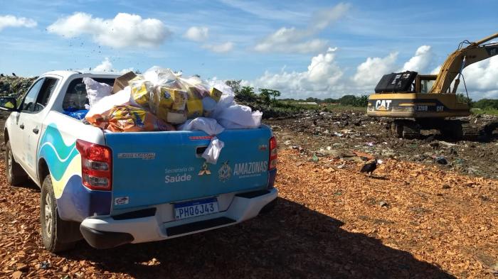 Em menos de uma semana, Vigilância Sanitária já apreendeu 8 toneladas de alimentos em Parintins