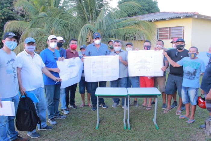 Caburi ganhará ginásio e escola Walkiria Viana será revitalizada na zona rural de Parintins- Am