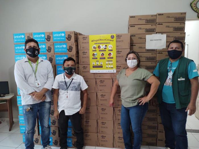 Dsei/Parintins recebe grande remessa de doações da Unicef e empresas do Polo Industrial de Manaus Dsei/Parintins recebe grande remessa de doações da Unicef e empresas do Polo Industrial de Manaus