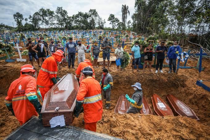 Mortes por causa indeterminada ocorridas no pico da pandemia são revisadas e causam aumento no número de óbitos por Covid-19 no Amazonas Mortes por causa indeterminada ocorridas no pico da pandemia são revisadas e causam aumento no número de óbitos por Covid-19 no Amazonas