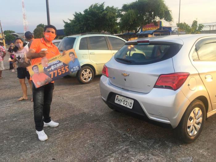 Adesivaço de Adriano Aguiar é sucesso e mostra apoio de Parintins ao compositor