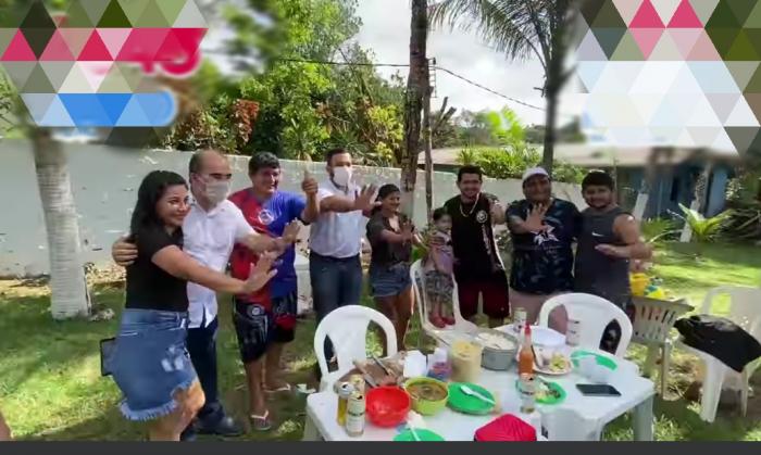Em confraternização com parintinenses, Juliano Petro Velho recebe novas demonstrações de apoio em Manaus