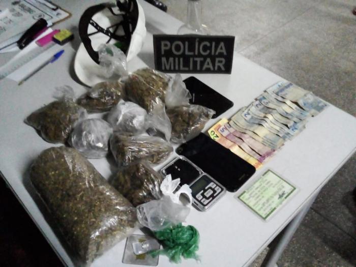 PM de Parintins preende quadrilha com 1 kg de maconha no Itauna 1