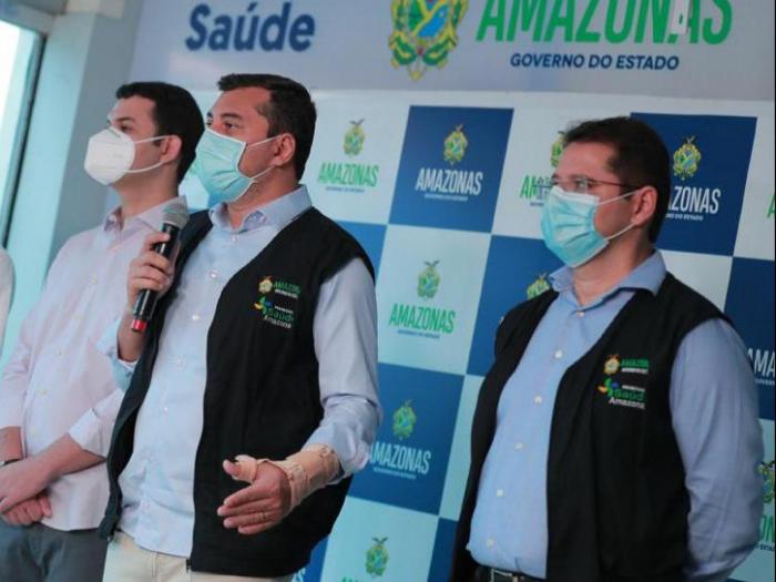 COVID-19: Saullo Vianna participa da abertura do Hospital Nilton Lins 
