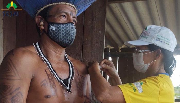 Dsei/Parintins intensifica trabalhos e 35% dos indígenas aldeados no Baixo Amazonas já foram vacinados