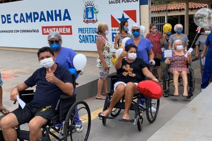 Em um mês e meio, Hospital de Campanha de Santarém recupera mais de 200 pacientes de Covid