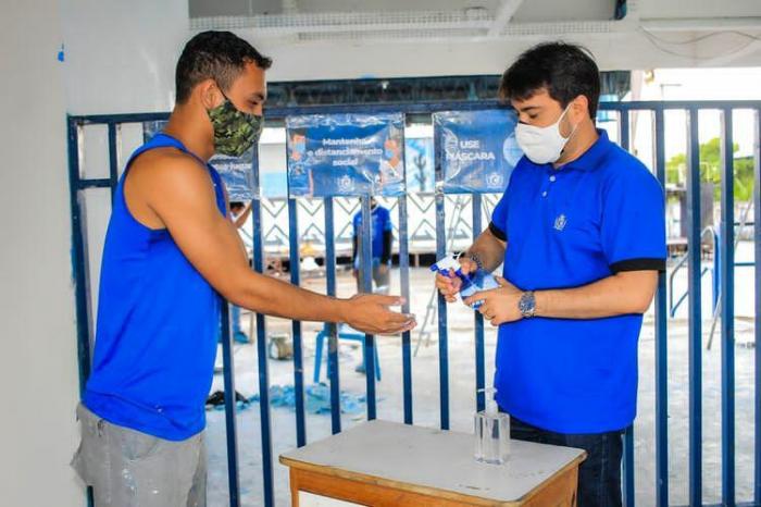 Boi Caprichoso prioriza protocolos de saúde para trabalhos no curral Zeca Xibelão