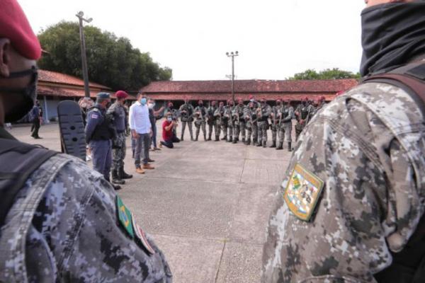 Governador Wilson acompanha início da operação ‘Mão de Ferro’, executada pela PM do Amazonas e Força Nacional
