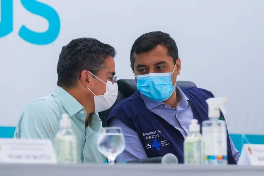 Novo mutirão de vacinação em Manaus deve ocorrer em 15 dias, Wilson Lima