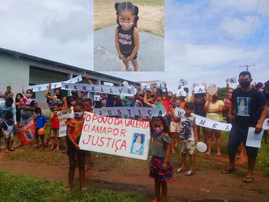 CASO WEMILLY: Crianças pedem justiça por criança estrupada e morta