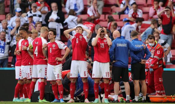 Federação pede mudanças de protocolos da Uefa após colapso de Eriksen 