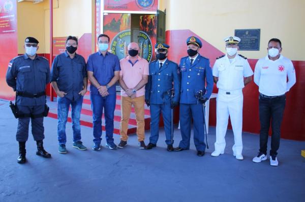 Vereador Mateus prestigia solenidade em comemoração aos 20 anos da 3ª Companhia de Bombeiros Militar de Parintins
