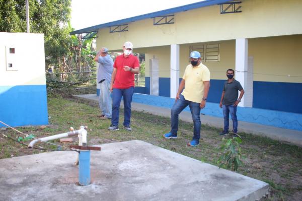 Bi Garcia e Mateus Assayag vistoriam obras na Região do Aduacá