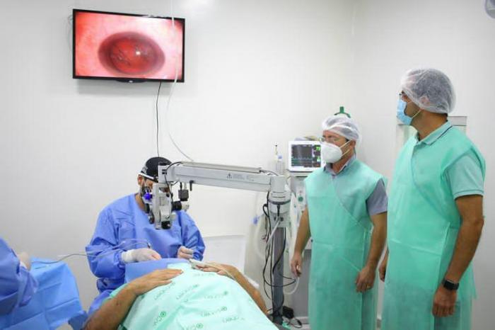 Iniciada mais uma jornada de cirurgia oftalmológica em Parintins