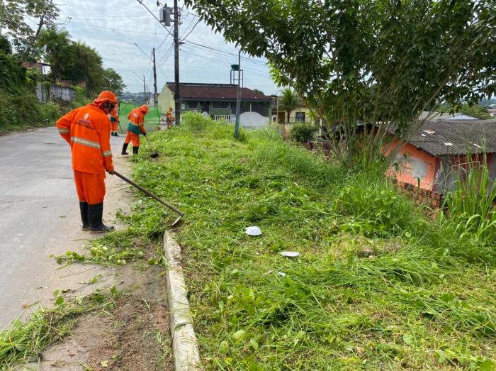 Serviços de infraestrutura solicitados por Jander Lobato prosseguem em Manaus