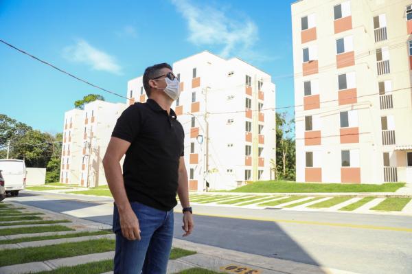 David Almeida reafirma, durante vistoria ao conjunto Cidadão Manauara 2, objetivo da gestão de construir 5 mil moradias