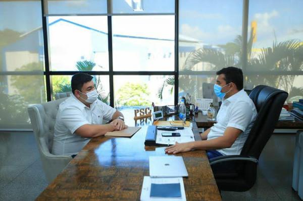 Em encontro com Wilson Lima, Alex Garcia apresenta demandas de Parintins