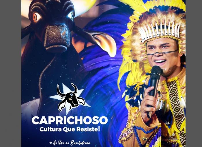 Caprichoso lança primeiro álbum digital ao vivo no Bumbódromo na voz de Patrick Araújo