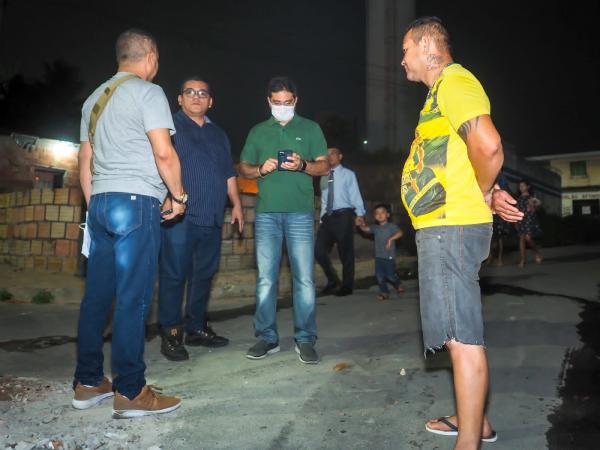 Jander Lobato fiscaliza problemas de falta de água e infraestrutura no bairro Nova Cidade