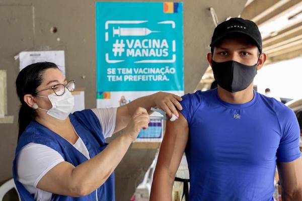 Prefeitura de Manaus define pontos de vacinação para a semana de 13 a 17/9