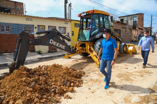 David Almeida anuncia a conclusão dos serviços em área de erosão no Nova Cidade 