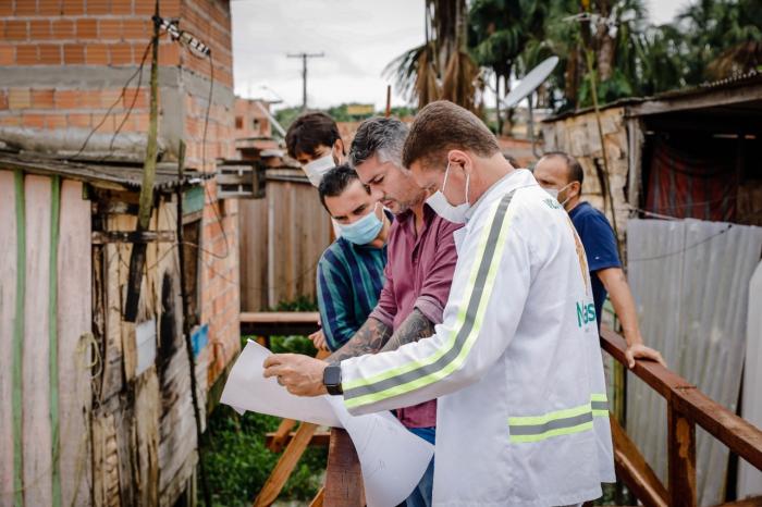  Prefeitura de Manaus avança na construção de ponte em concreto na comunidade Nobre, bairro Santa Etelvina