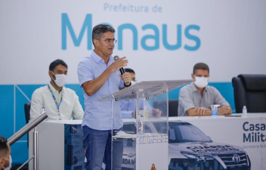 David Almeida anuncia concurso público para guarda municipal de Manaus