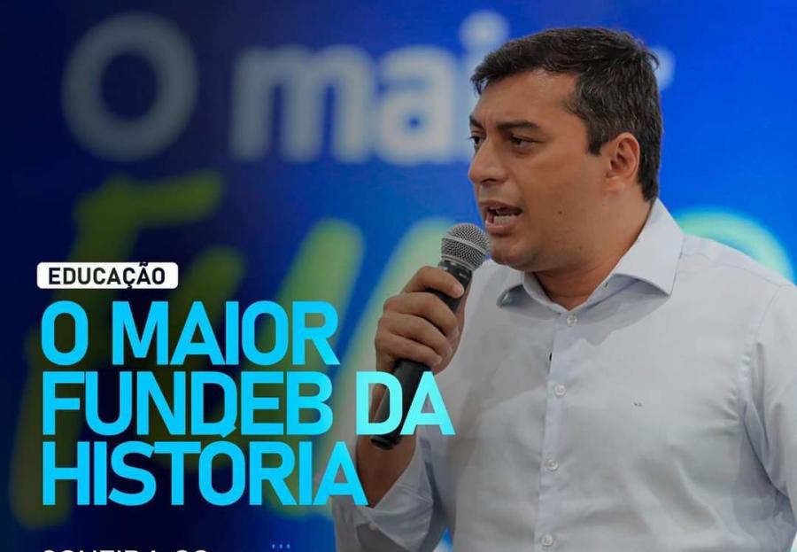 Wilson Lima anuncia valores do abono para professores que pode chegar a mais de R$ 37 mil