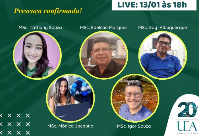 Com inscrições abertas para Mestrado, UEA Parintins realiza Live para esclarecimentos sobre o curso Com inscrições abertas para Mestrado, UEA Parintins realiza Live para esclarecimentos sobre o curso