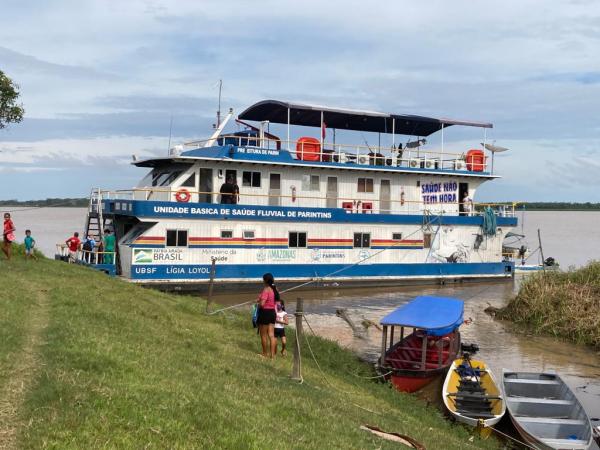 UBS Fluvial de Parintins promove mais 300 de atendimentos na primeira viagem do ano