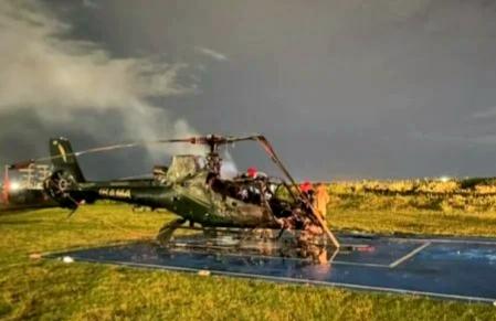 Suspeito de incendiar helicóptero do Ibama é preso em mansão