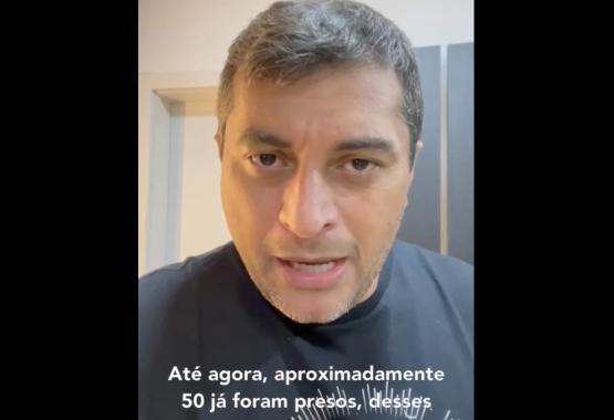 Após foguetório, Governo do AM afirma ter prendido 50 suspeitos em Manaus