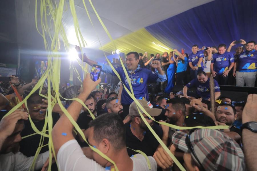 Wilson Lima recebe apoio de 48 prefeitos durante grande ato de filiação ao União Brasil