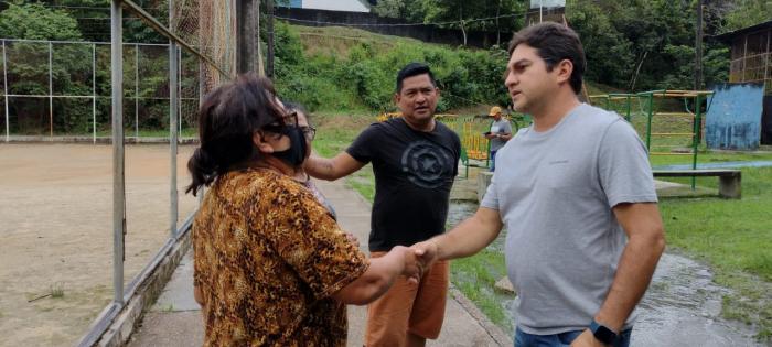 MANAUS: Jander Lobato inspeciona demandas nas áreas de infraestrutura e saneamento,  no bairro Cidade Nova