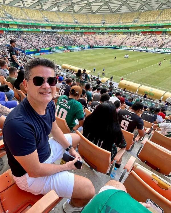 David Almeida comemora vitória do Manaus FC na série C do Brasileirão 