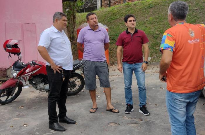 Jander Lobato alinha serviços da Carreta da Mulher para comunidades e pinturas de escadas do bairro da Cidade Nova