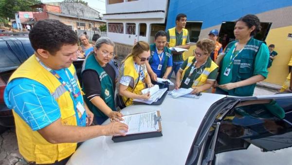 MANAUS: Prefeitura valida cadastro de famílias no bairro São Jorge durante a operação ‘Cheia 2022’