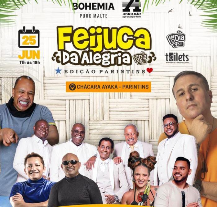 'Feijuca da Alegria' em Parintins ganha um novo ingrediente: os tracks do DJ Tubarão 'Feijuca da Alegria' em Parintins ganha um novo ingrediente: os tracks do DJ Tubarão