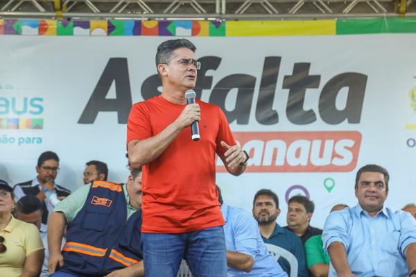 David Almeida vistoria ações do 'Asfalta Manaus' e anuncia lançamento de mais 14 frentes de trabalho