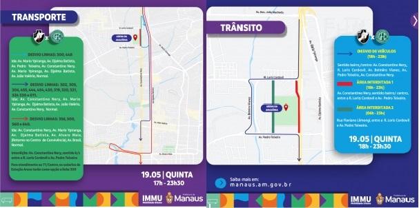 Prefeitura de Manaus monta operação de trânsito e transporte para jogo entre Vasco X Guarani Prefeitura de Manaus monta operação de trânsito e transporte para jogo entre Vasco X Guarani