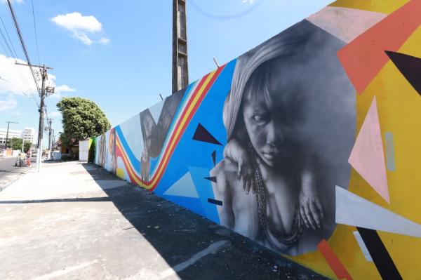 Galeria a céu aberto expõe arte parintinense em ruas e pontos turísticos de toda a cidade