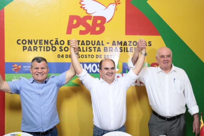 Ricardo Nicolau recebe apoio do PSB, de Serafim Corrêa, para governo do Amazonas