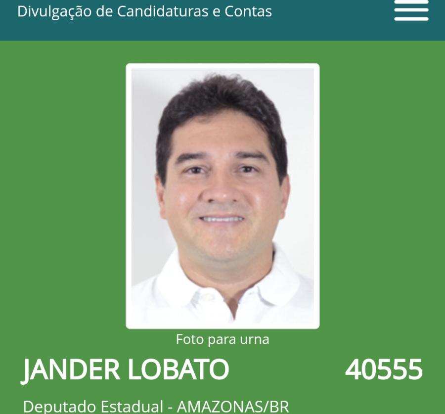 Jander Lobato tem candidatura a Deputado Estadual registrada na justiça eleitoral